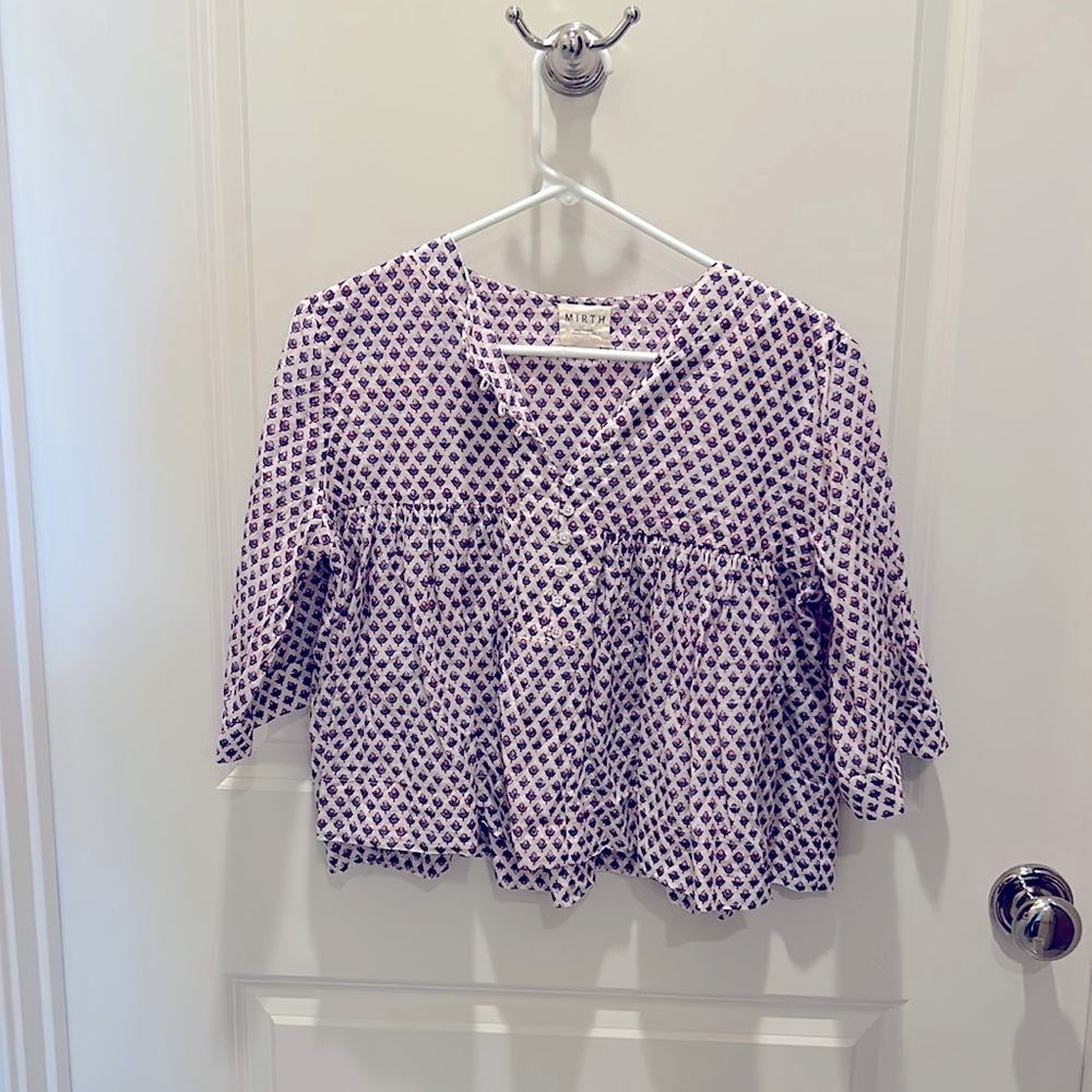 Mirth Cropped babydoll top